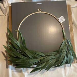 Threshold Fake Greenery Wreath x2 - New